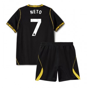 Chelsea Pedro Neto #7 Jalkapallovaatteet Lasten Vieraspeliasu 2026-27 Lyhythihainen (+ Lyhyet housut)